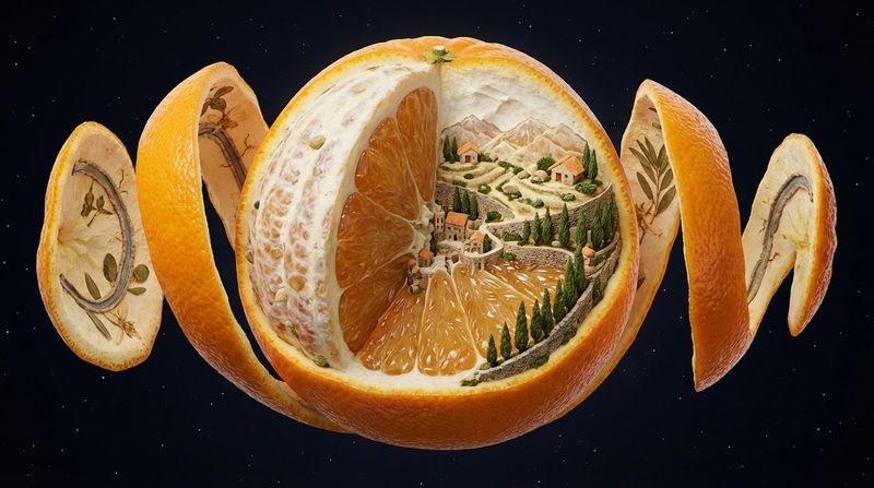 ✨ Космический фрукт: Внутренний мир раскрывается