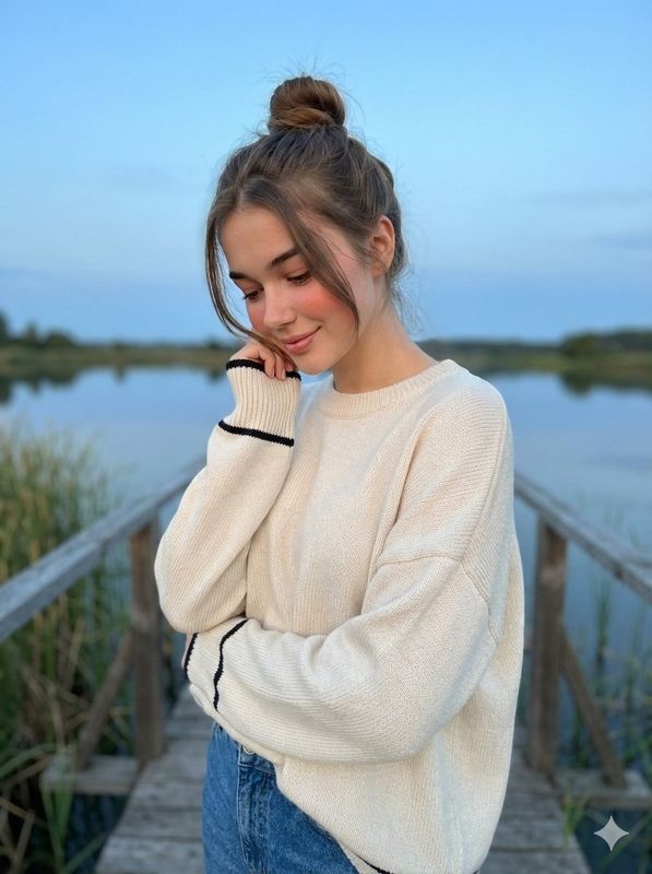 ✨ Вечерний портрет на пирсе