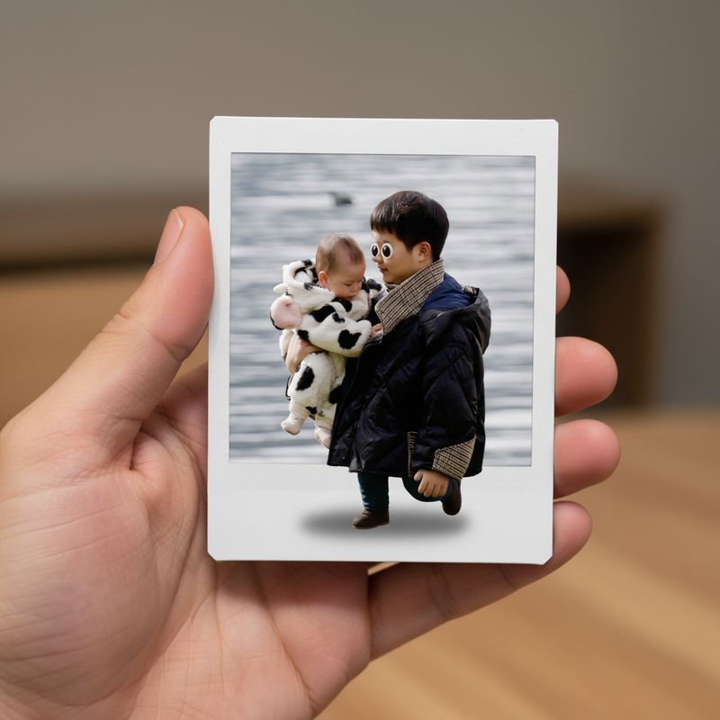 ✨ 3D чиби-персонаж на фото Polaroid