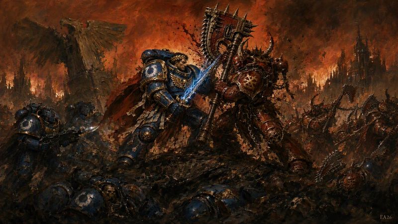 ✨ A brutal close-quarters clash between Ultramarines