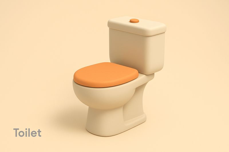 ✨ Минималистичный 3D унитаз