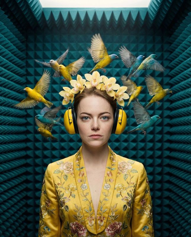 ✨ Тихий бунтарь: сюрреалистичная симфония птиц