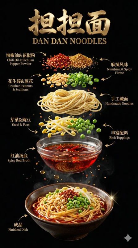 ✨ Изысканные Дань Дан лапши: кулинарное искусство