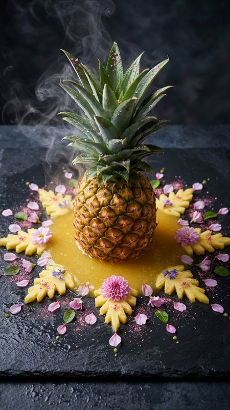 ✨ Сочный ананас в розовой пыльце