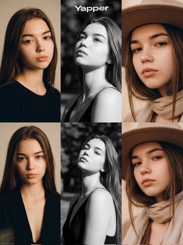 ✨ Модный триптих: три образа