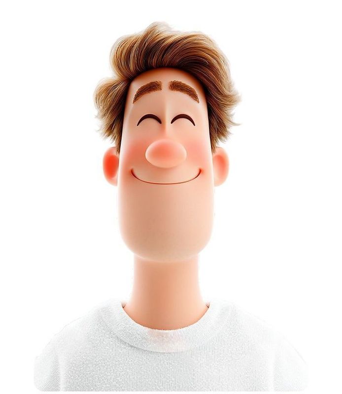 ✨ Счастливый аватар в стиле Pixar