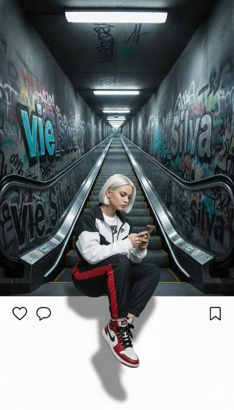 ✨ Девушка Nike, кадр Instagram