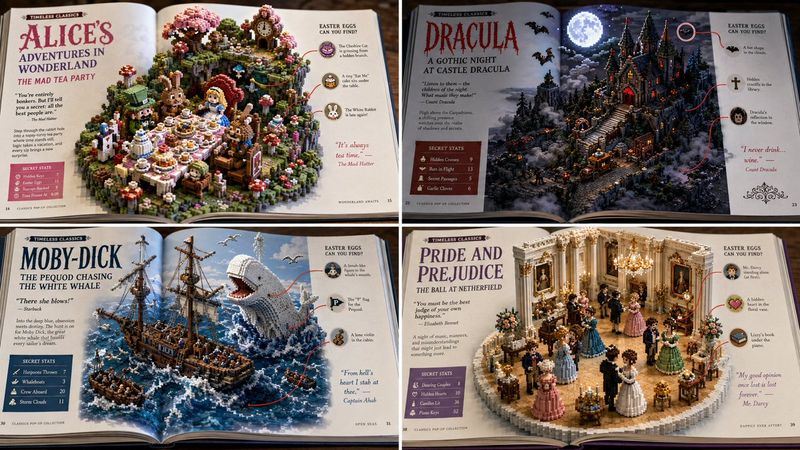 ✨ Книжный мир: 3D-макет в журнале