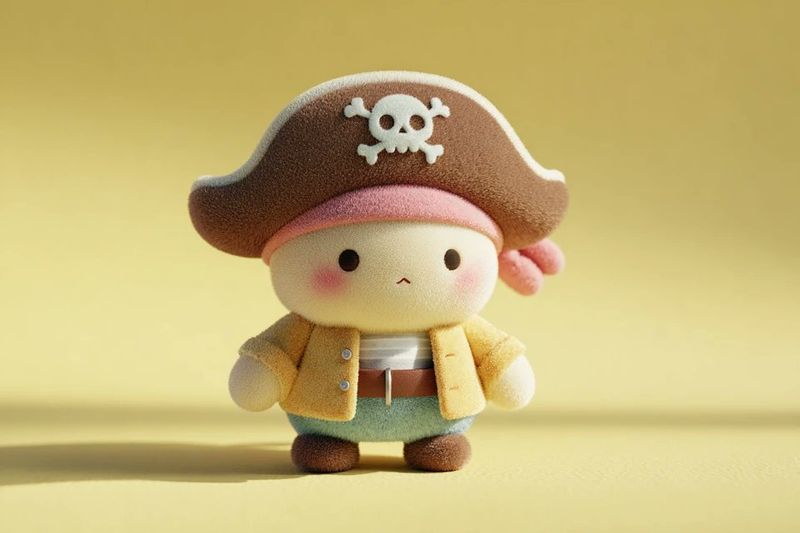 ✨ Плюшевая игрушка: милый 3D персонаж