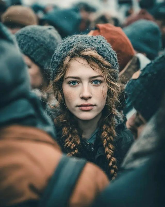 ✨ Застывший в городе, кинопортрет души.