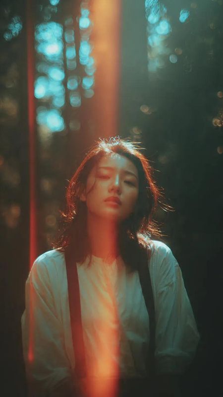 ✨ Лесная нимфа в лучах солнца