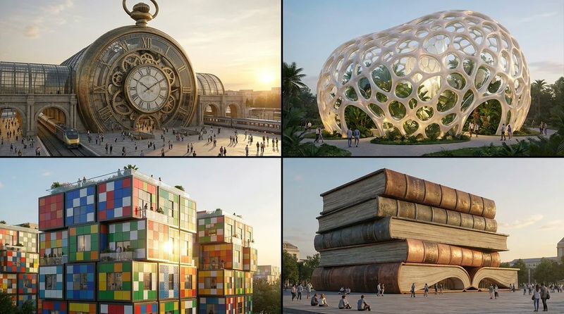 ✨ Turning random objects into buildings