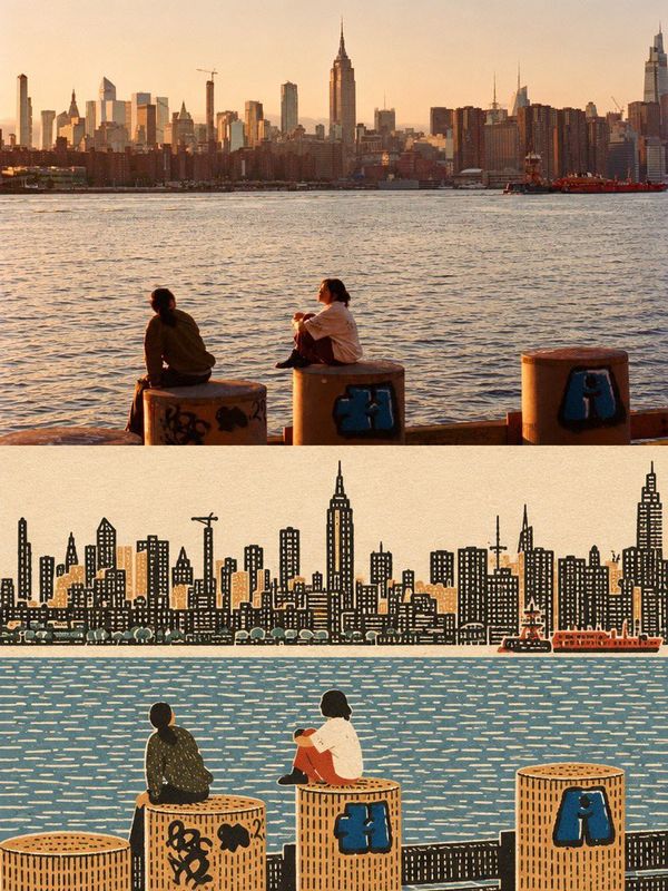 ✨ Create one vertically stacked before-and-after comparison