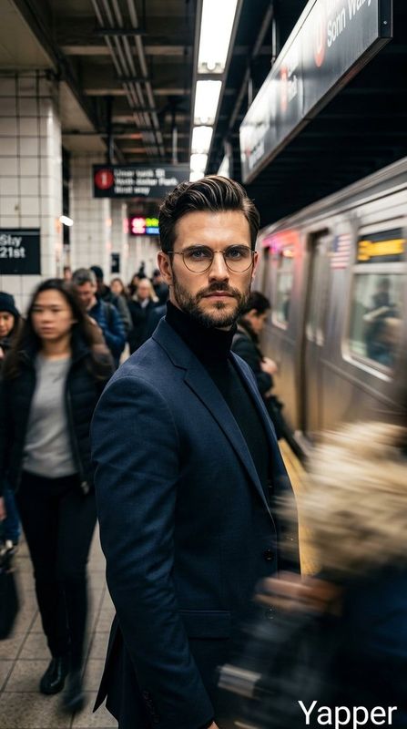 ✨ Cinematic portrait of a stylish man