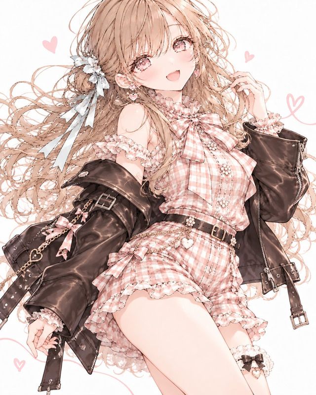 ✨ Cute, gingham blouse, gingham short pants,