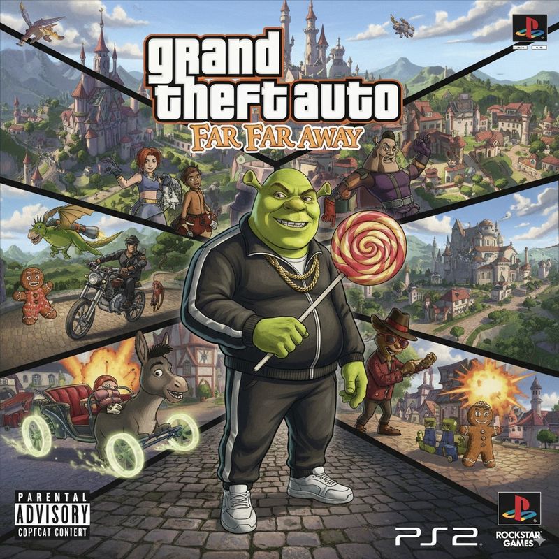 ✨ Обложка игры GTA: Far Far Away