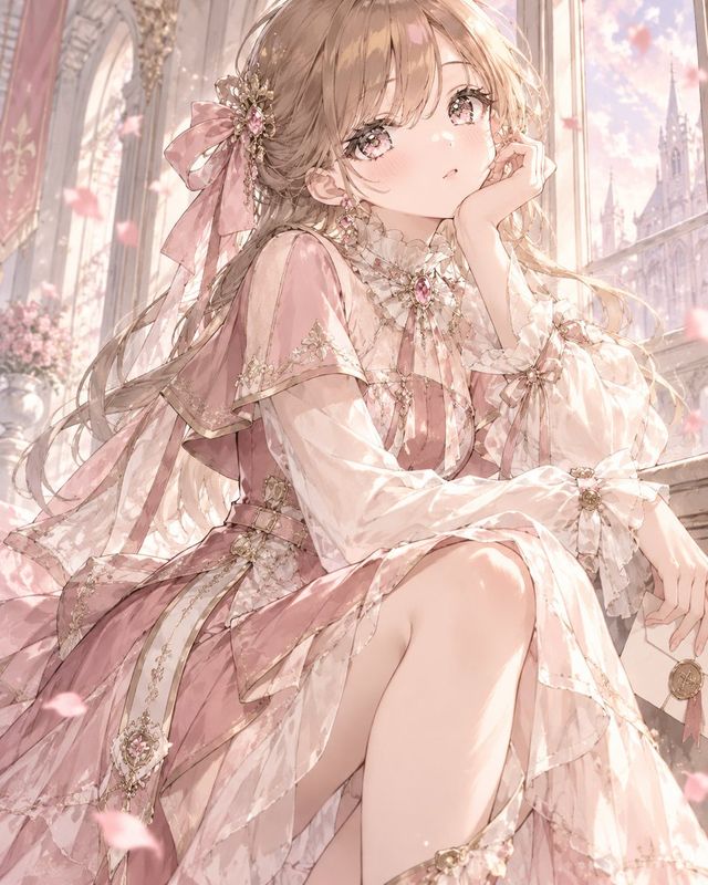 ✨ Create a delicate anime-style portrait illustration