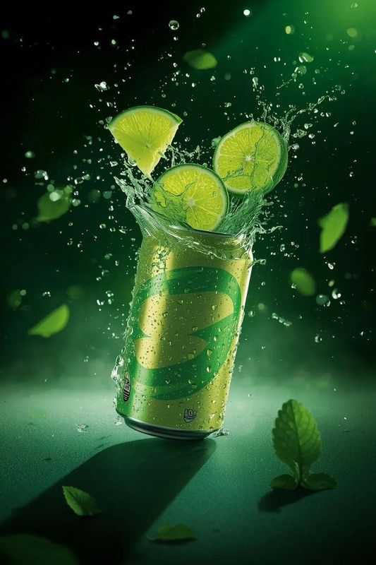 ✨ Энергия лайма: взрыв вкуса в воздухе
