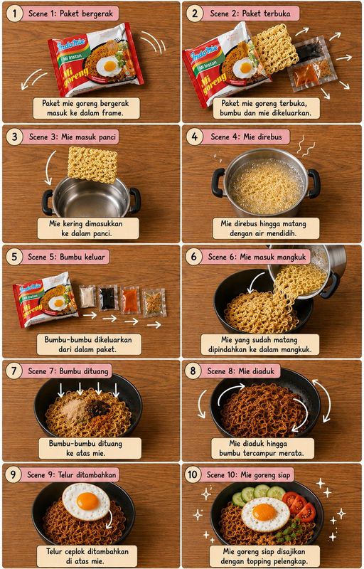 ✨ Create a vertical 4:5 cooking storyboard