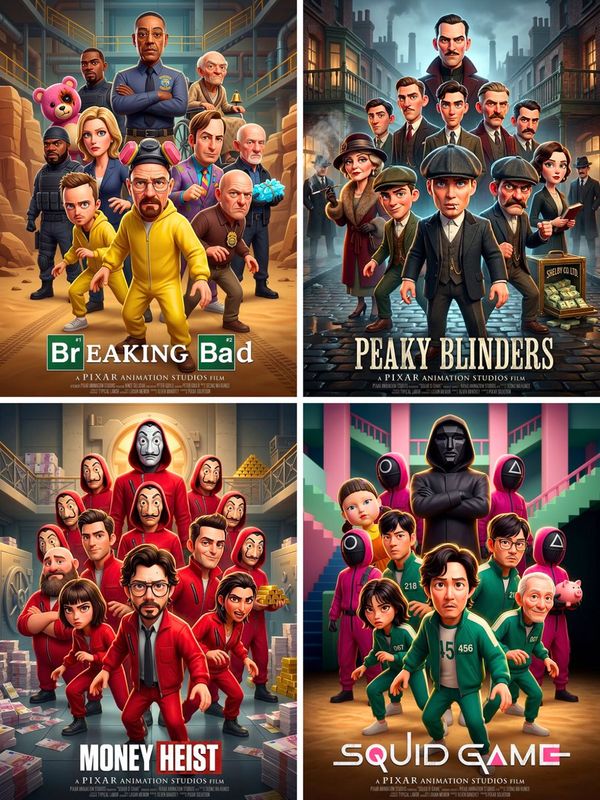 ✨ Плакат Pixar: Герои всех времён
