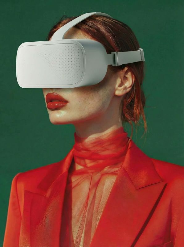 ✨ VR-шлем на модель, стиль сохранить