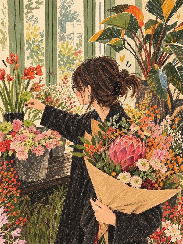✨ Create a beautiful, nostalgic hand-drawn editorial