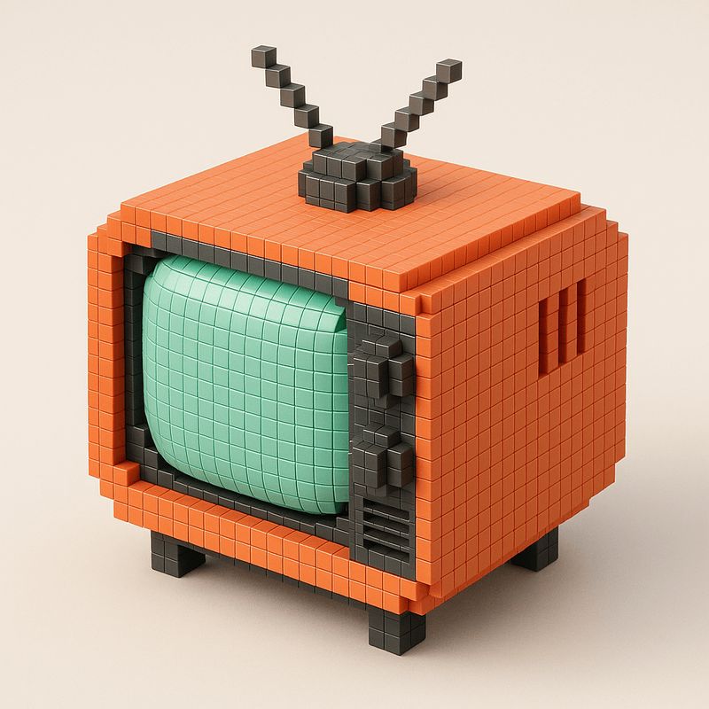 ✨ Воксельный 3D-иконки, Октан рендер