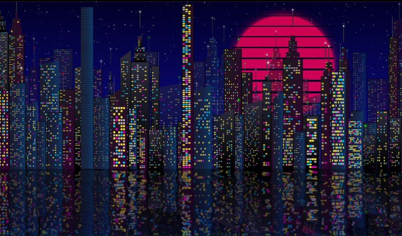 ✨ Уникальный городской пейзаж SVG