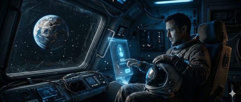 ✨ Одинокий астронавт, звонок от мамы