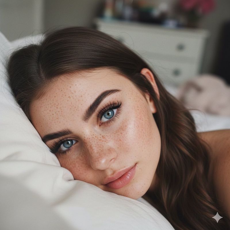 ✨ Интимный портрет девушки с веснушками