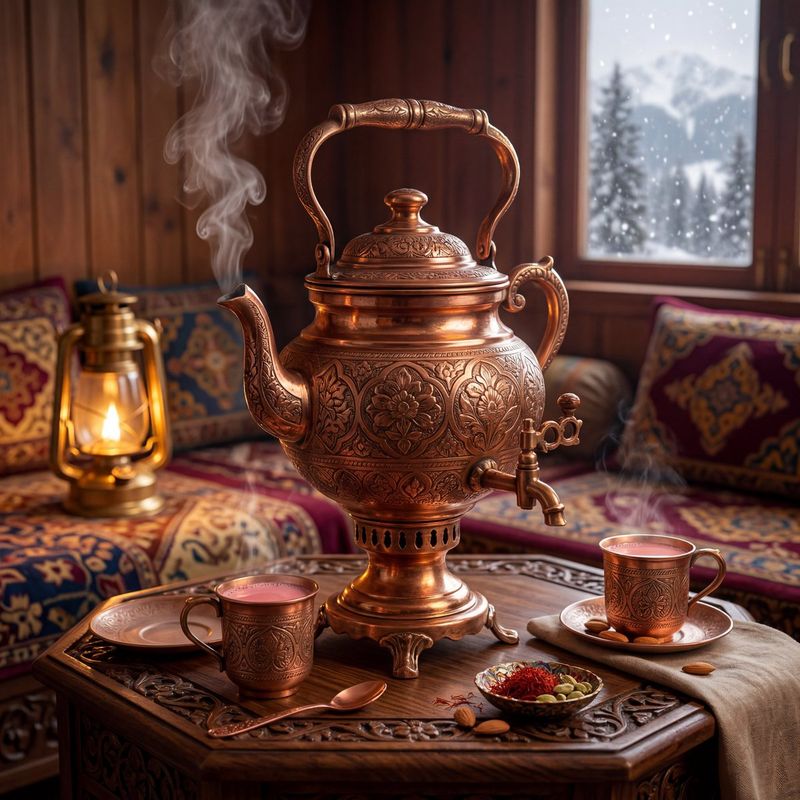 ✨ Роскошная Самавар: Зимняя Сказка Кашмира