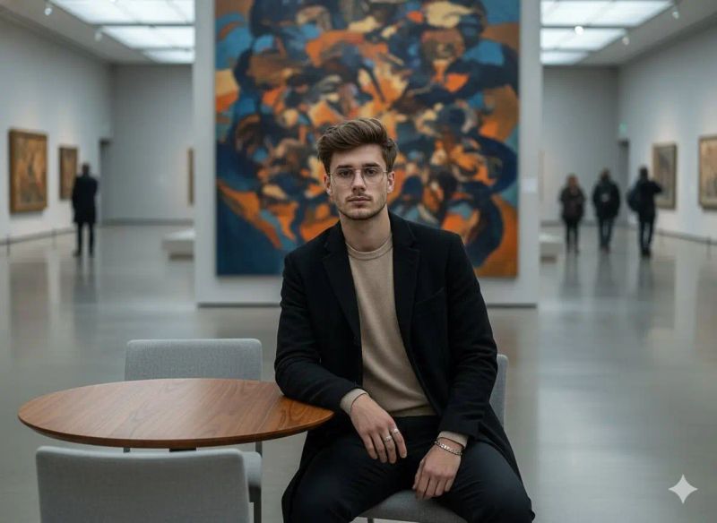 ✨ Молодой человек: стиль и искусство
