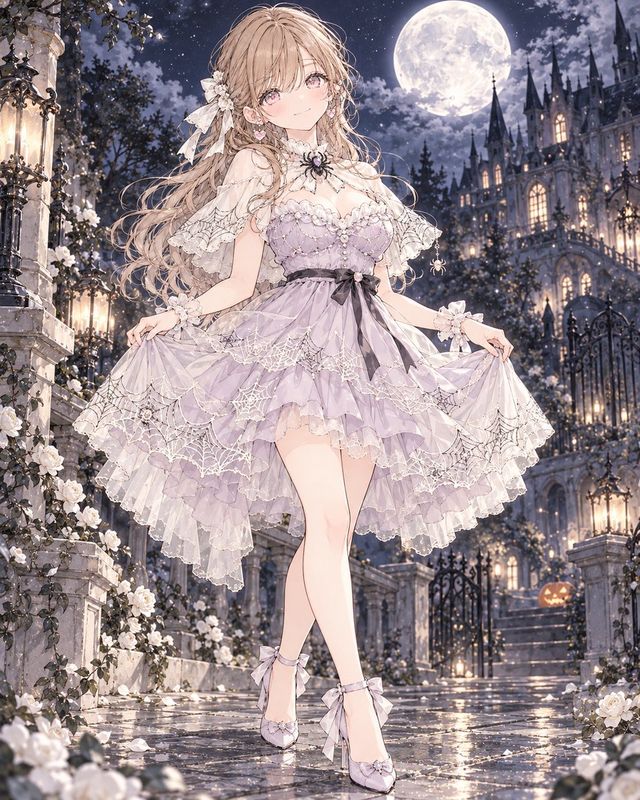 ✨ 🕸️ Moonlit Halloween Ball · Spiderweb