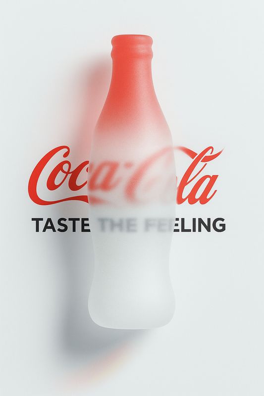 ✨ Минималистичный постер Coca-Cola