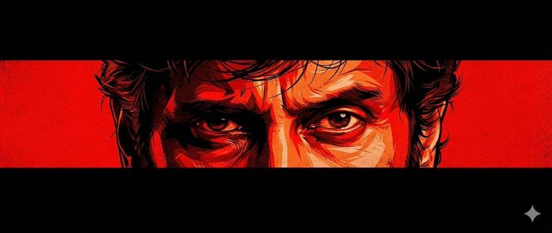 ✨ Глаза в стиле комикс: черно-красный триллер