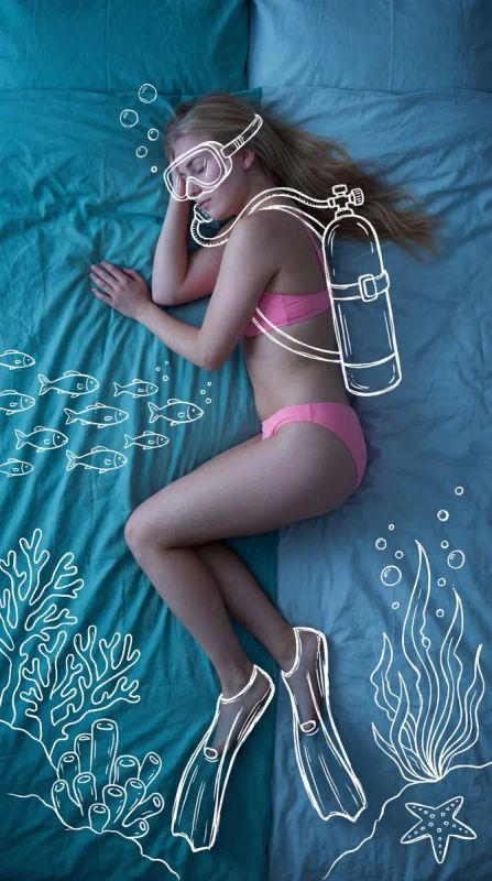 ✨ Сонное море: подводные каракули