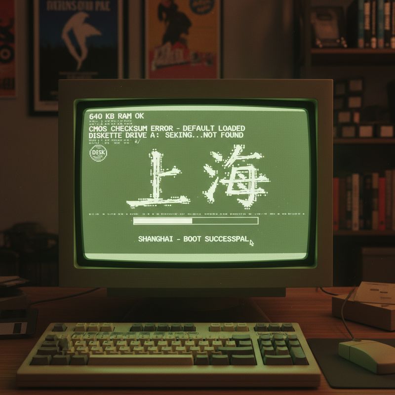 ✨ Экран загрузки CRT: ASCII-арт логотипа.
