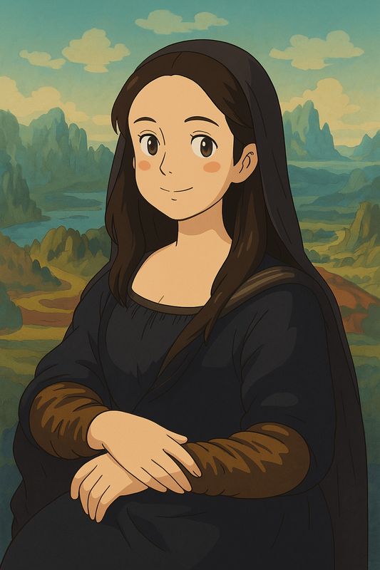 ✨ Перерисовка в стиле Ghibli