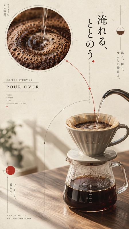 ✨ Японские журнальные постеры кофе