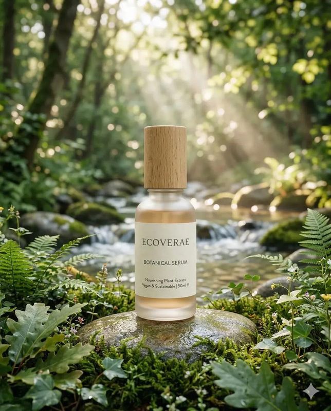 ✨ Eco-Friendly Skincare Product “Minimalist skincare bottle