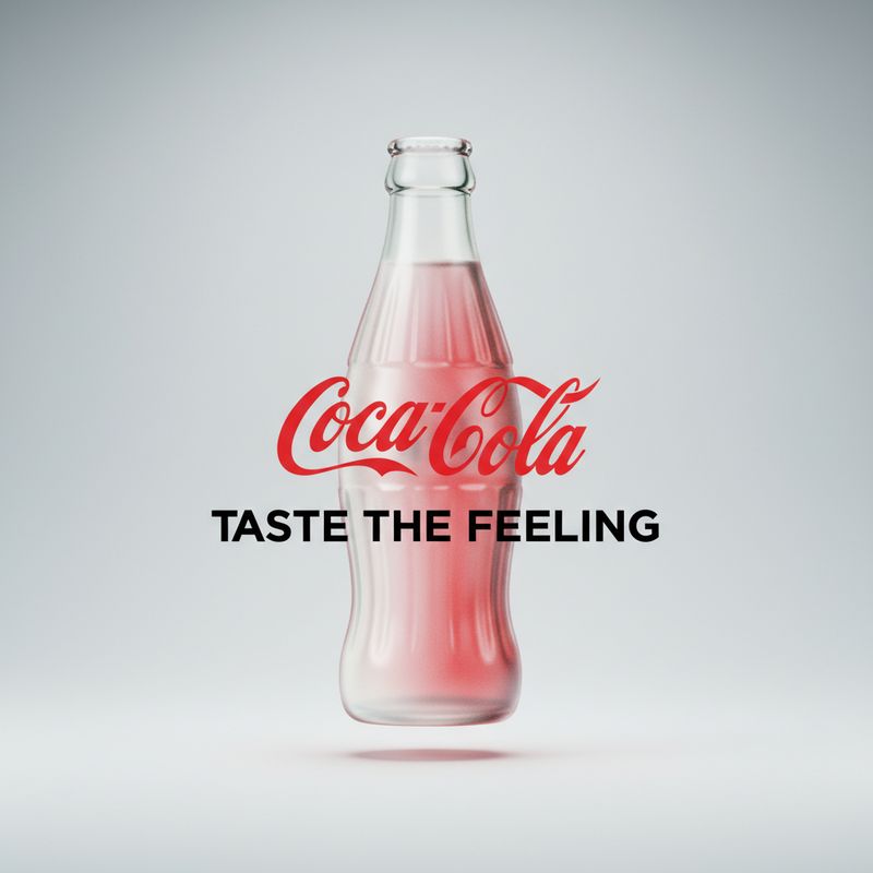 ✨ Минималистичный постер Coca-Cola